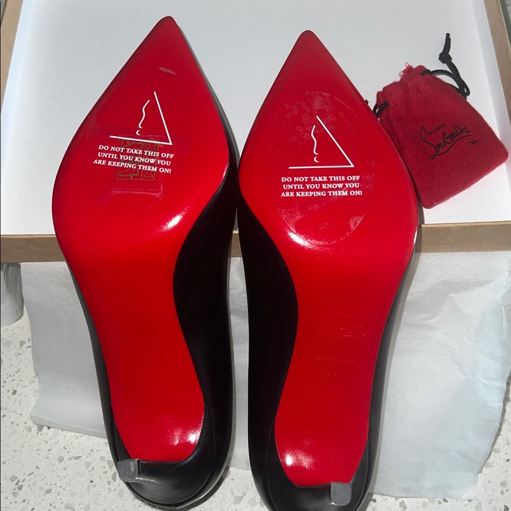 NEW Christian Louboutin Pigalle 85 Black Size 39 - Picture 4 of 10